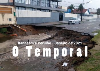 Temporal e enchente gigantescos em Itanhaém e Peruíbe em janeiro de 2021